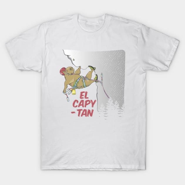 Capybara El Capitan T-Shirt by mailboxdisco